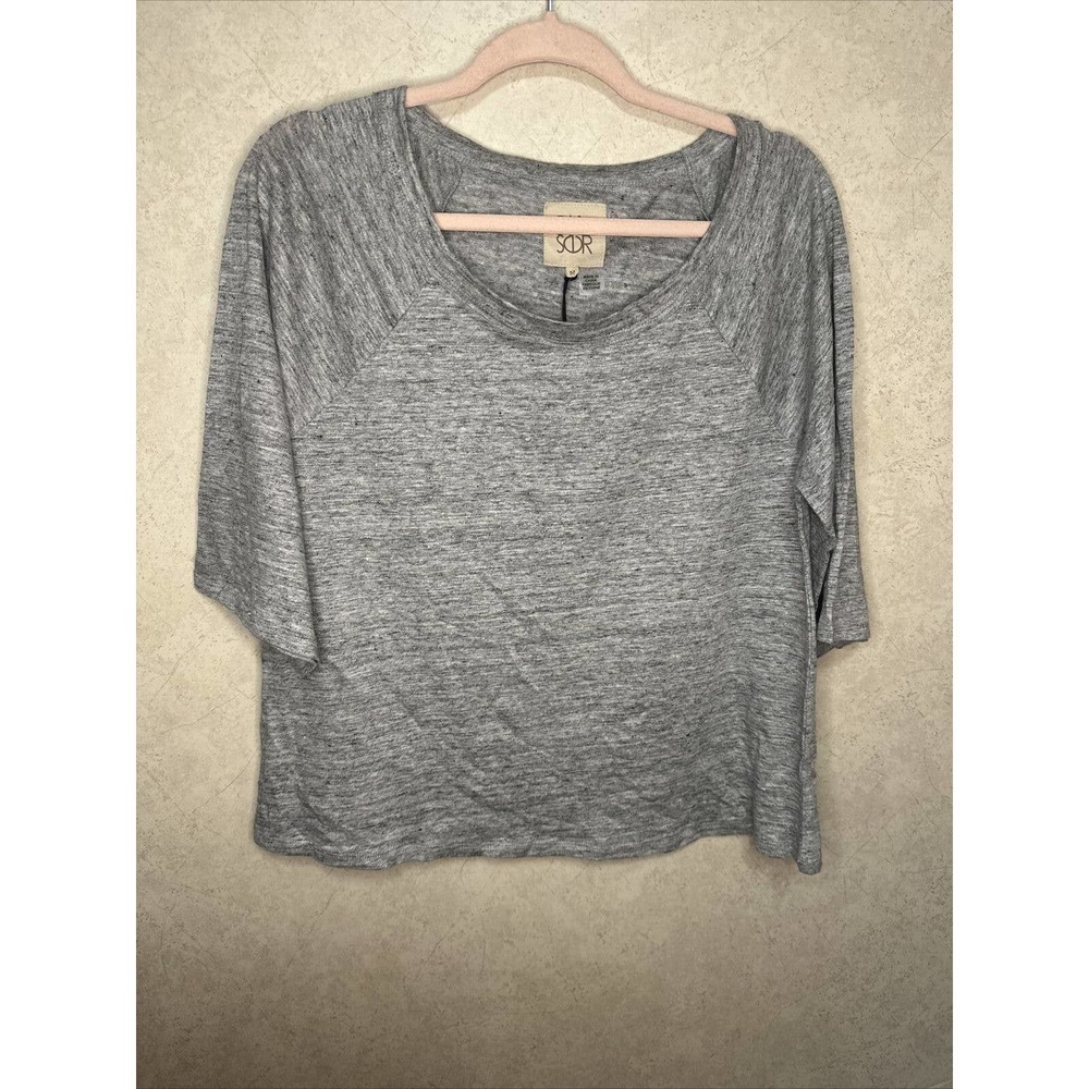 Women's CHASER Gray Blouse NWT Sz M